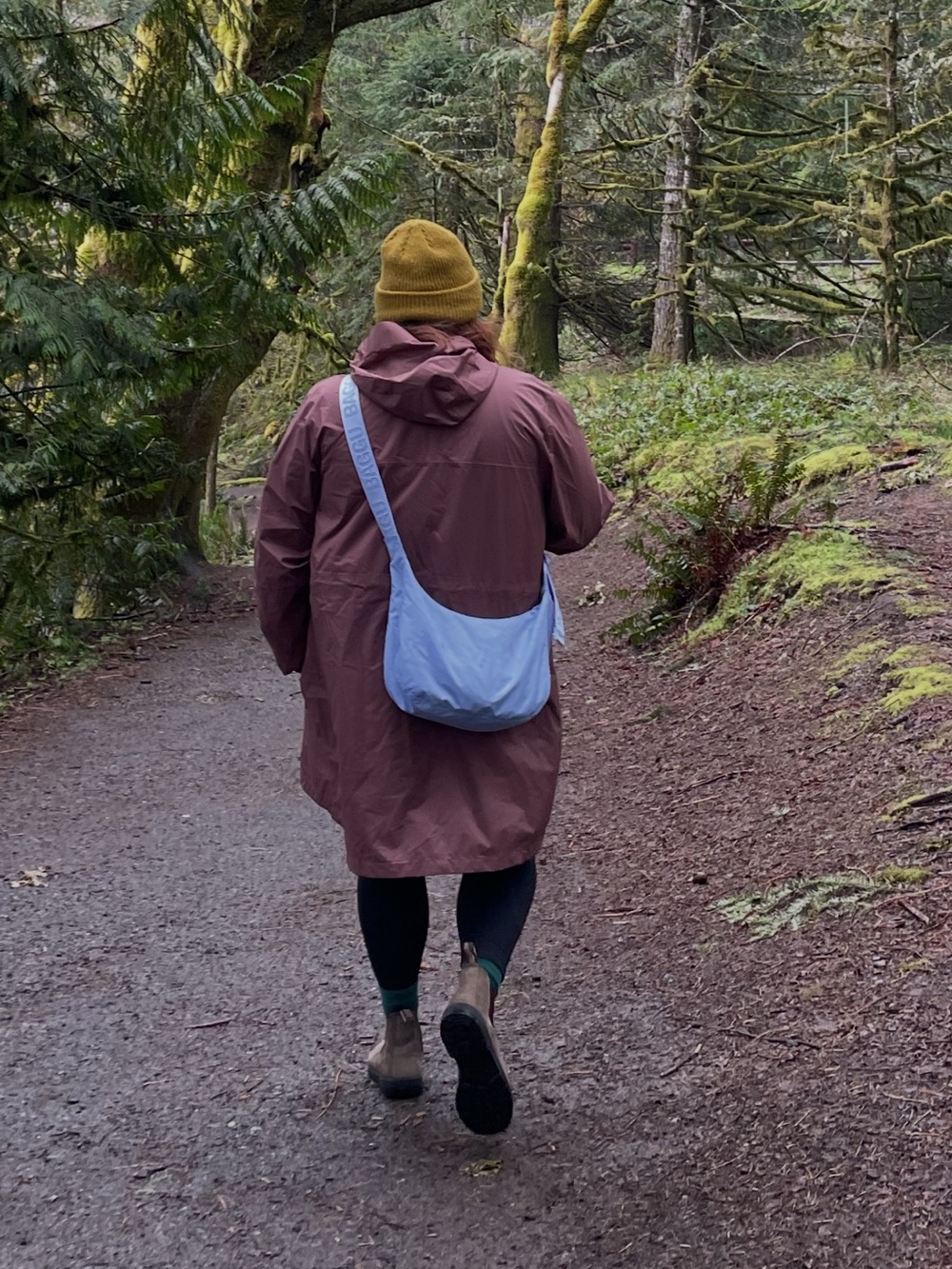 REI Rainier Long Line Rain Jacket - Women's. Color: Rust - Picture 3 of 7